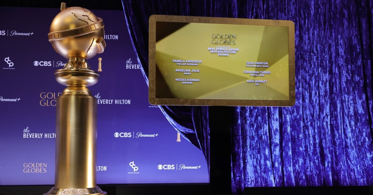 2025 Golden Globe nominees are announced