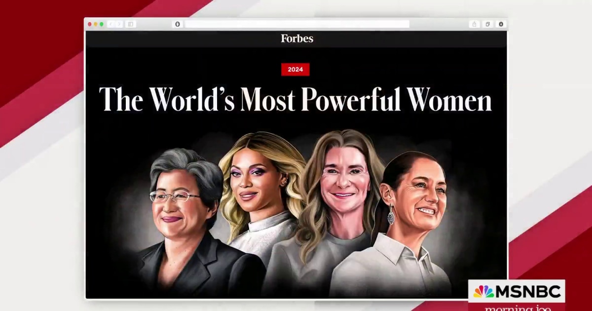 Forbes releases annual list of world's most powerful women