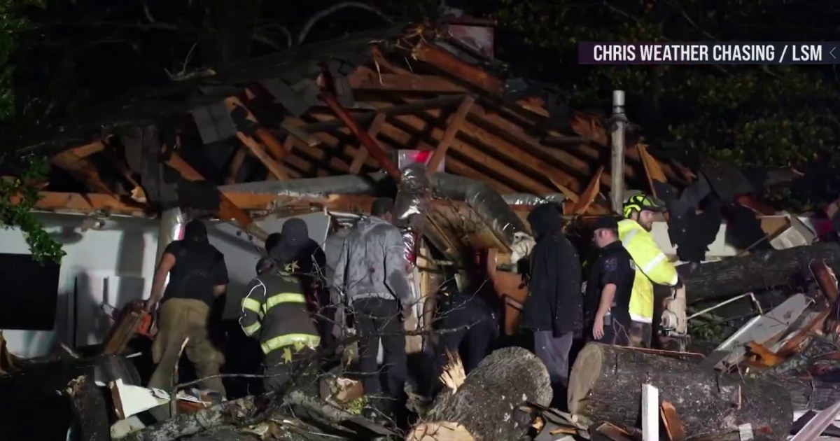Tornados rip through the south, at least four people killed