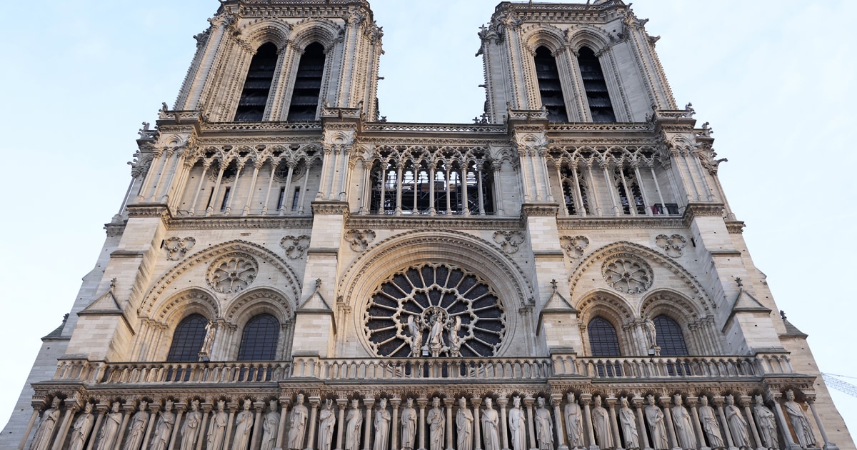 Watch live: Reopening ceremony for Notre Dame Cathedral in Paris