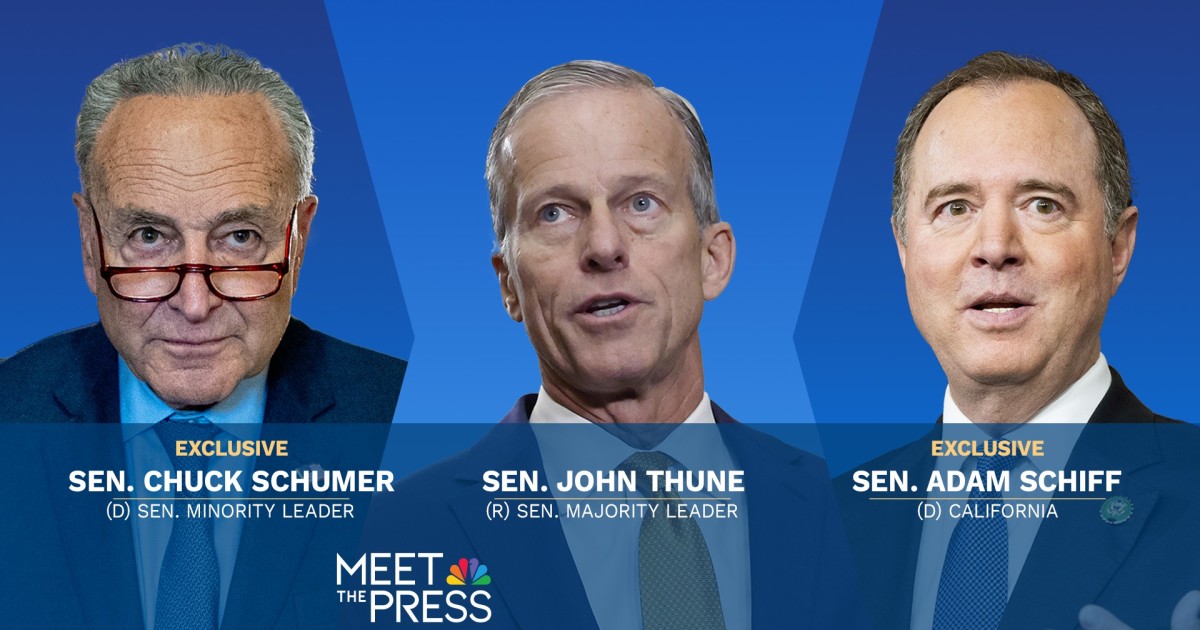 January 5 – Sen. John Thune, Sen. Chuck Schumer and Sen. Adam Schiff
