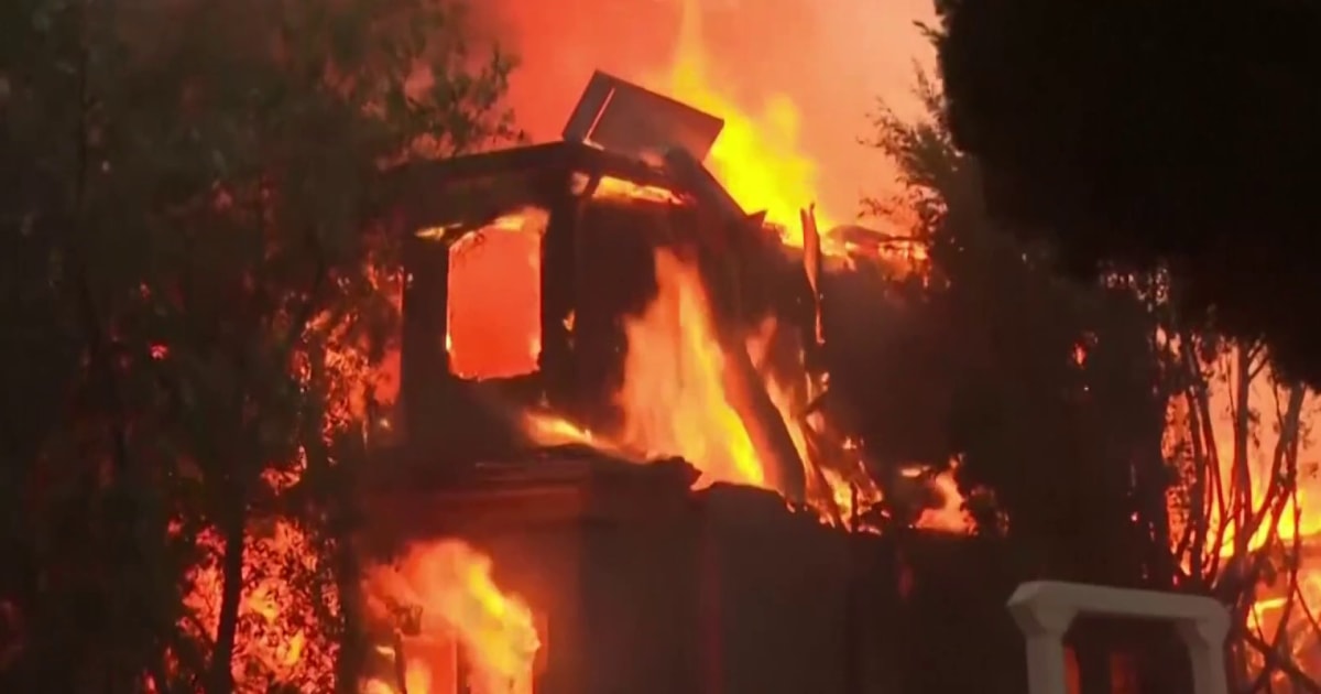 Wind-driven fires erupt in Southern California