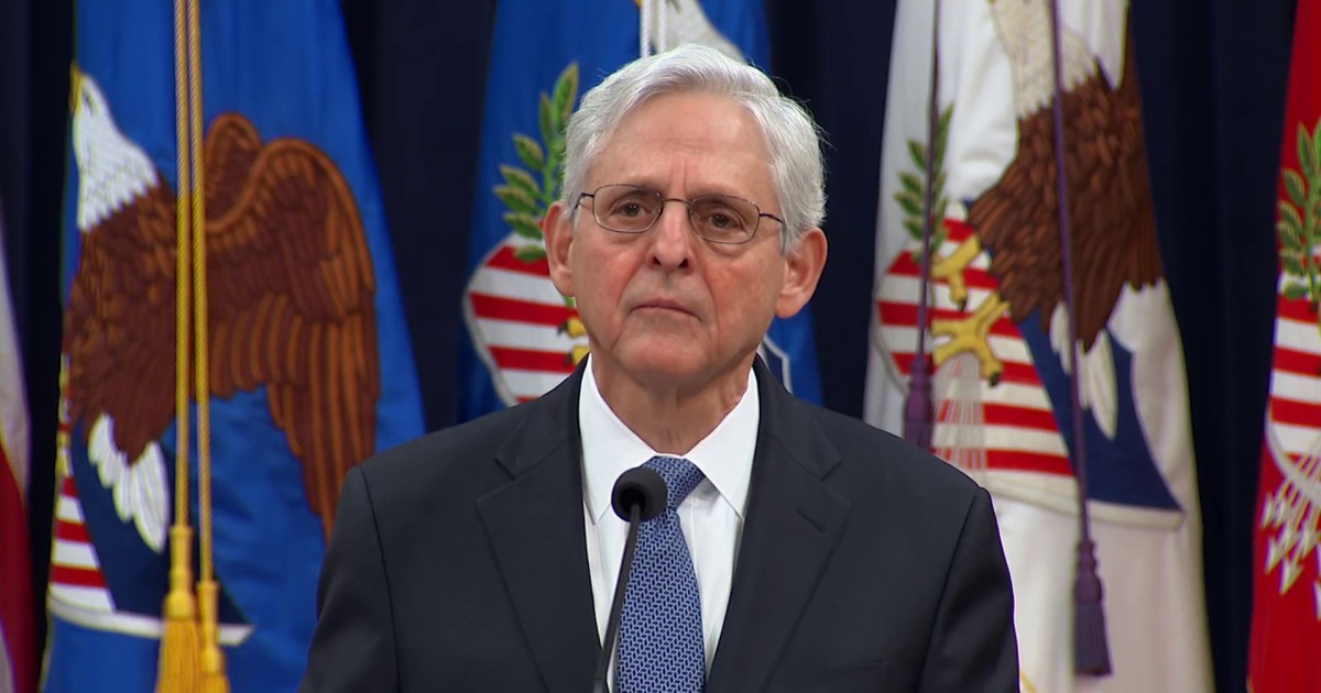 Garland stresses importance of independent Justice Department in farewell speech