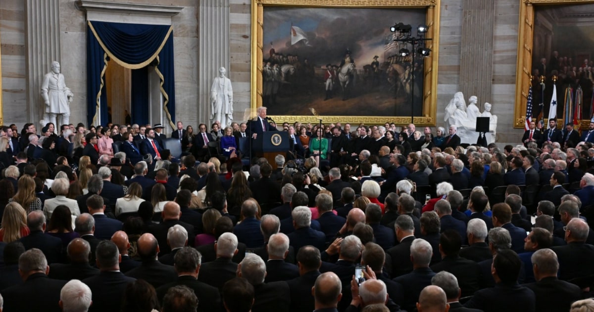 Full: Watch Donald Trump’s inaugural address as 47th U.S. president