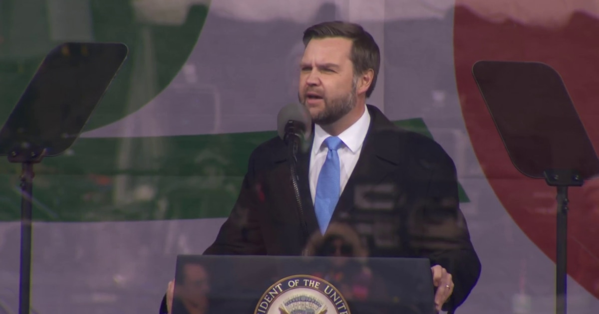 Watch Vice President Vance's full address to the March for Life