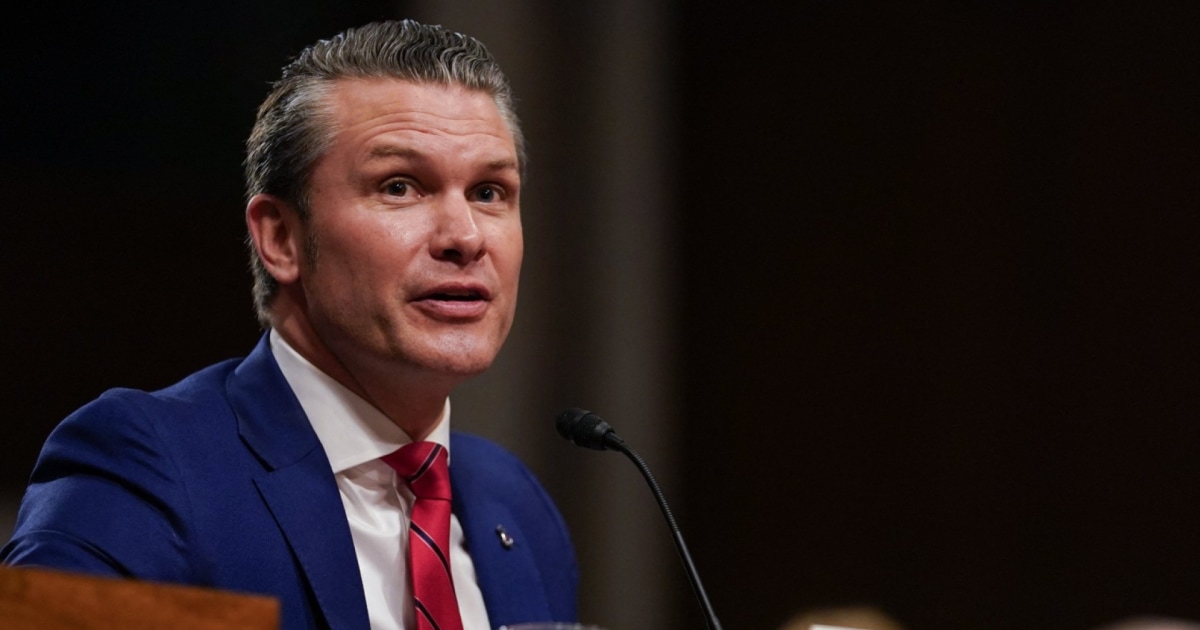 Hegseth confirmed as secretary of defense by Senate