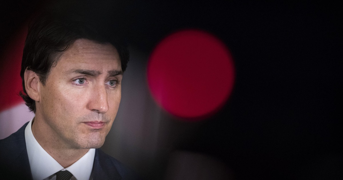 Canadian PM Justin Trudeau makes an announcement on his political future