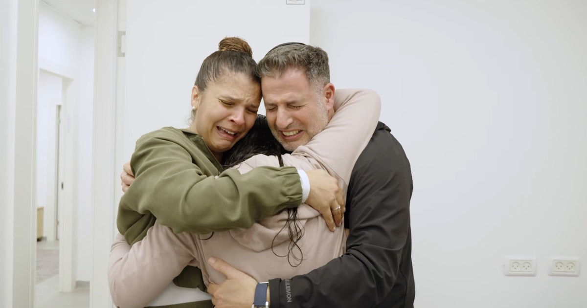 Hostages reunite with their families after being released by Hamas