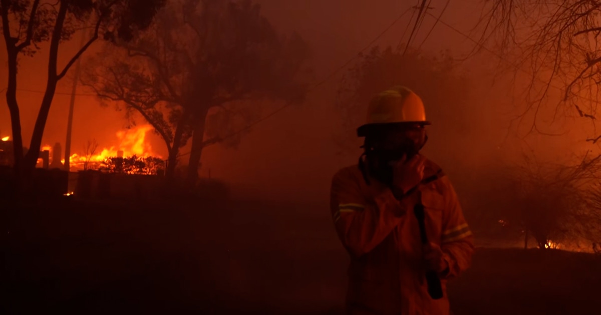 NBC News reporter goes inside the Eaton Fire hellscape
