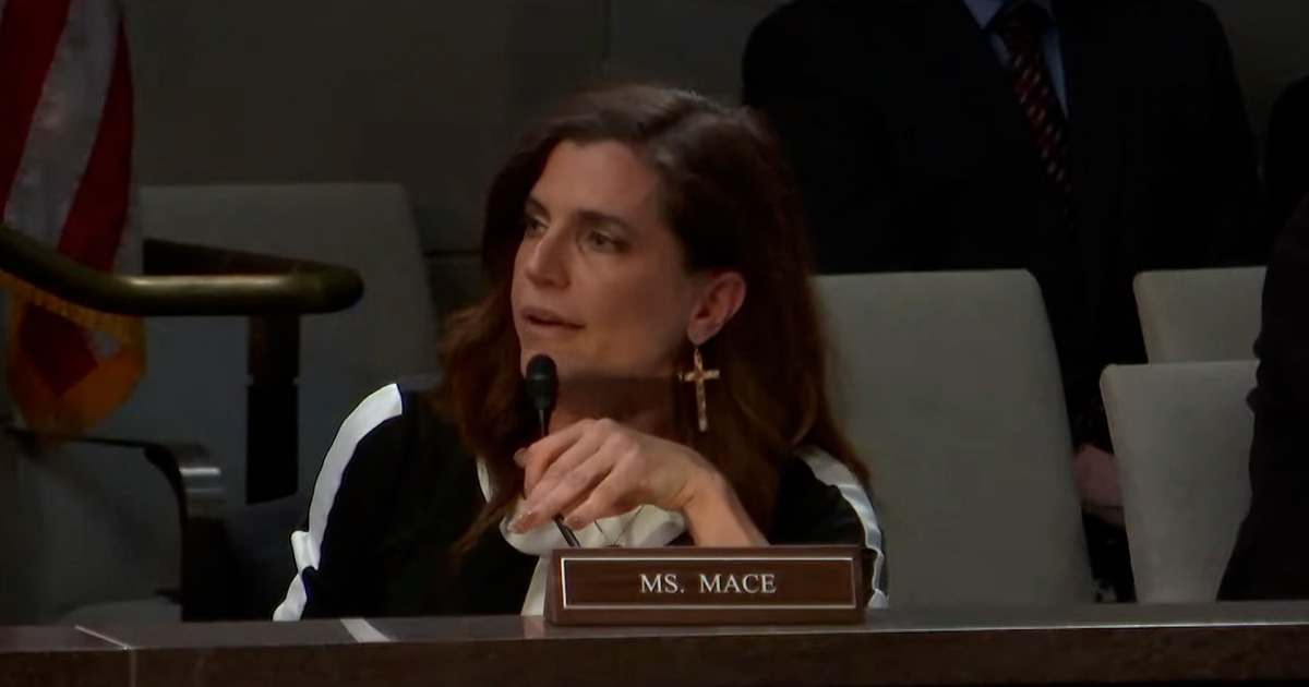 Mace and Crockett Clash During House Hearing