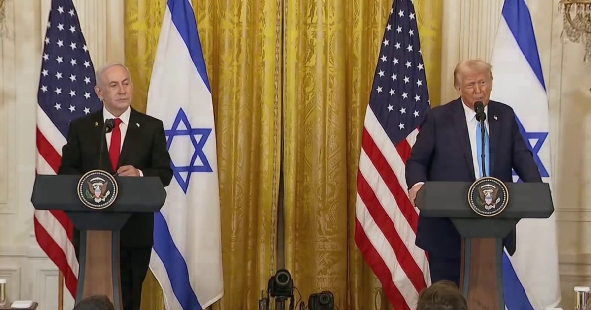 Trump suggests that Palestinians leave Gaza, U.S. to take over
