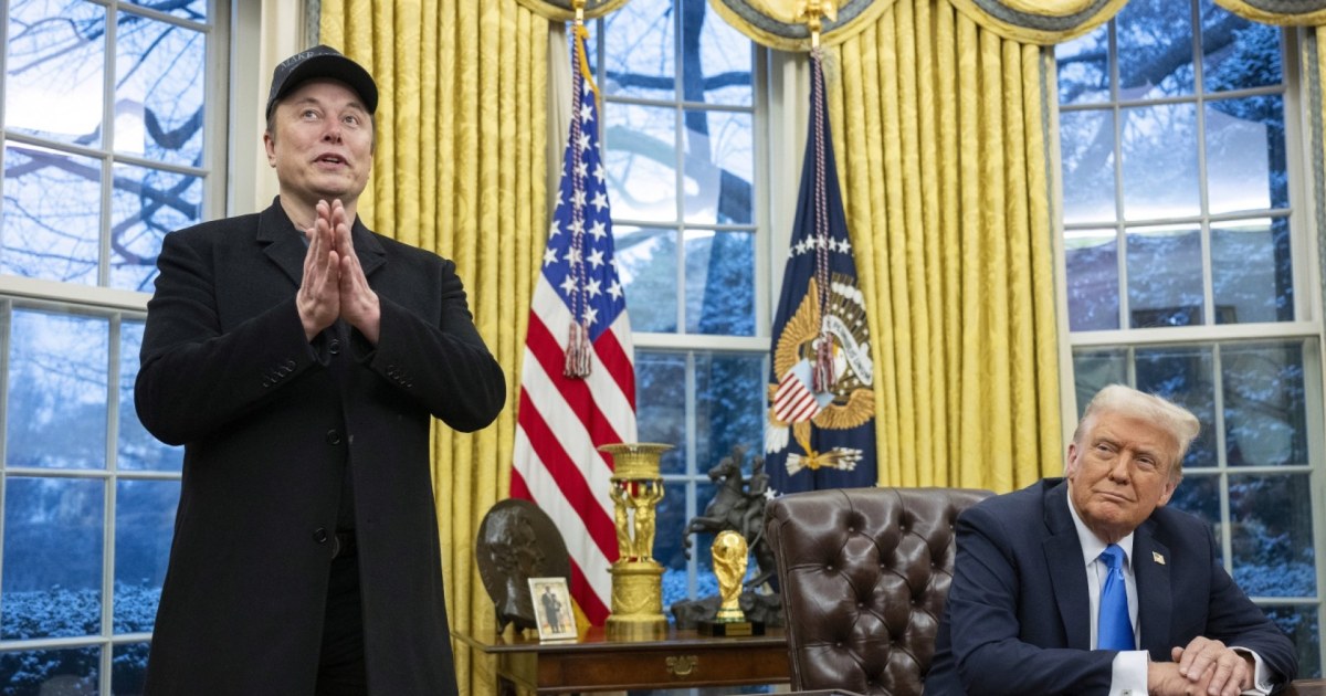 Trump signs executive order giving DOGE more power, Elon Musk takes questions in Oval Office