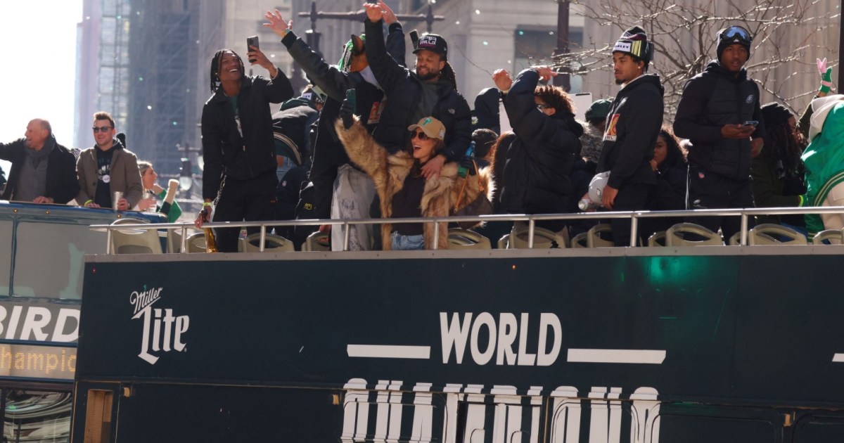 Philadelphia celebrates Eagles Super Bowl win with massive parade