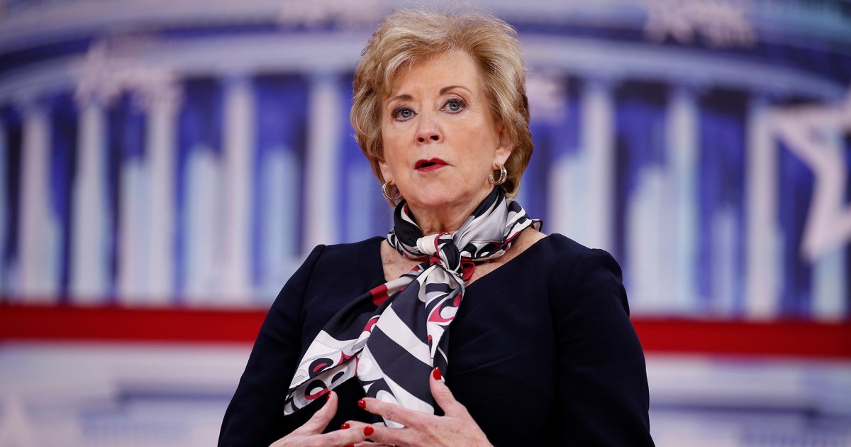 Linda McMahon testifies at Senate confirmation hearing for education secretary