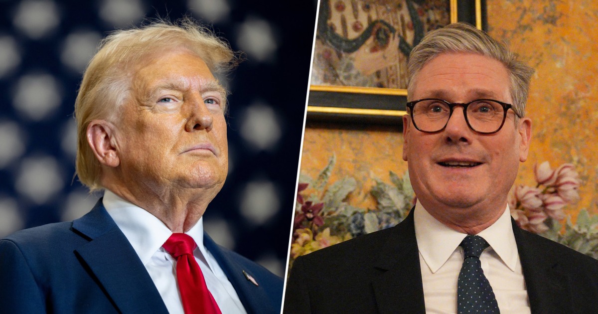 Trump celebra la conferencia de prensa con el primer ministro del Reino Unido Starmer