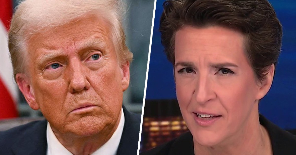 Maddow warns of likelihood of Trump admin cooking economic stats to hide poor performance