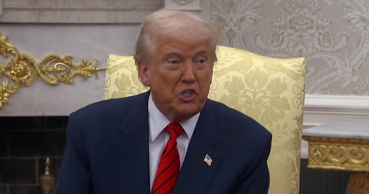 Trump vows he’s ‘not going to bend at all’ on tariffs despite stock market corrections