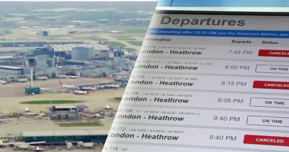 Flights resuming at Heathrow after power outage snarled global air travel
