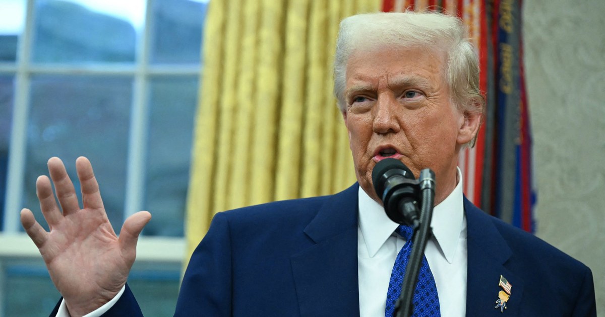 Trump ofrece comentarios en la Casa Blanca