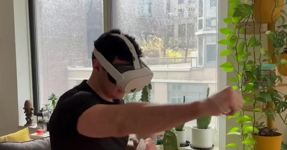 Immersive Home Workouts with Virtual Reality