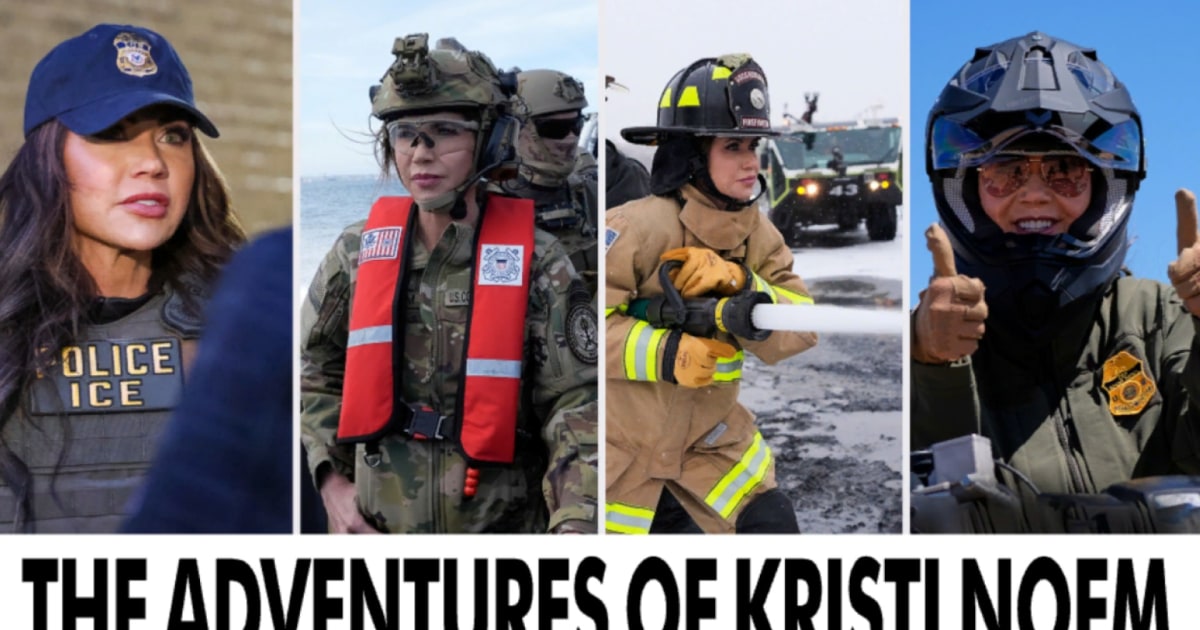 ‘Every day is Halloween’: Kristi Noem turns DHS role into costume parade