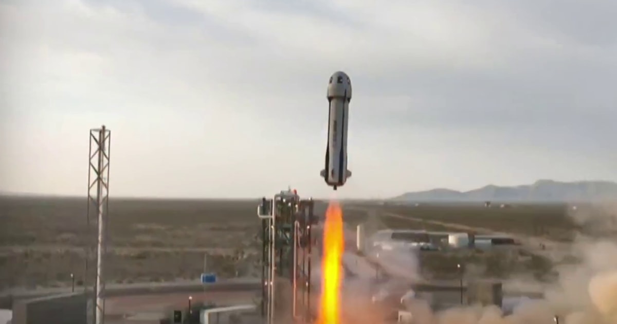 highlights from Blue Origin's launch with all-female crew