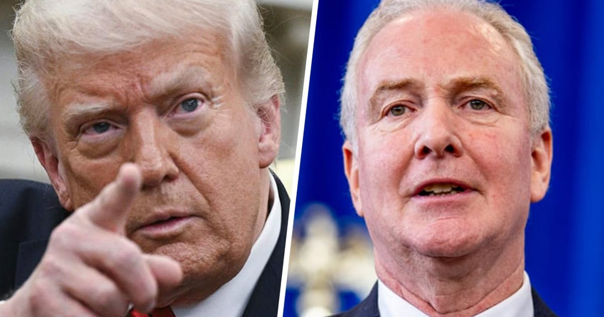 ‘He’s a fake’: Trump attacks Sen. Van Hollen for visiting Abrego Garcia in El Salvador