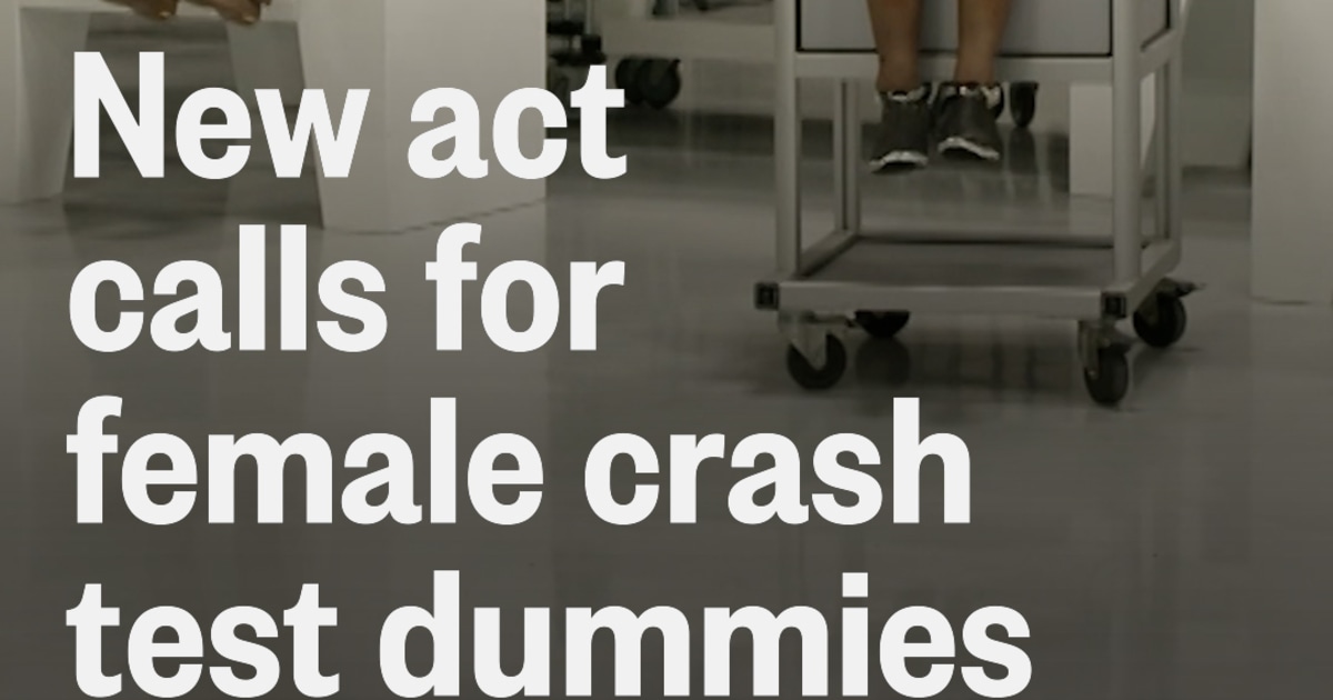 New act calls for female crash test dummies