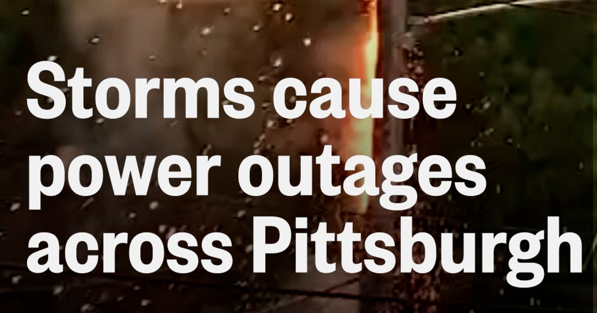 Hundreds of thousands without power in Pittsburgh area
