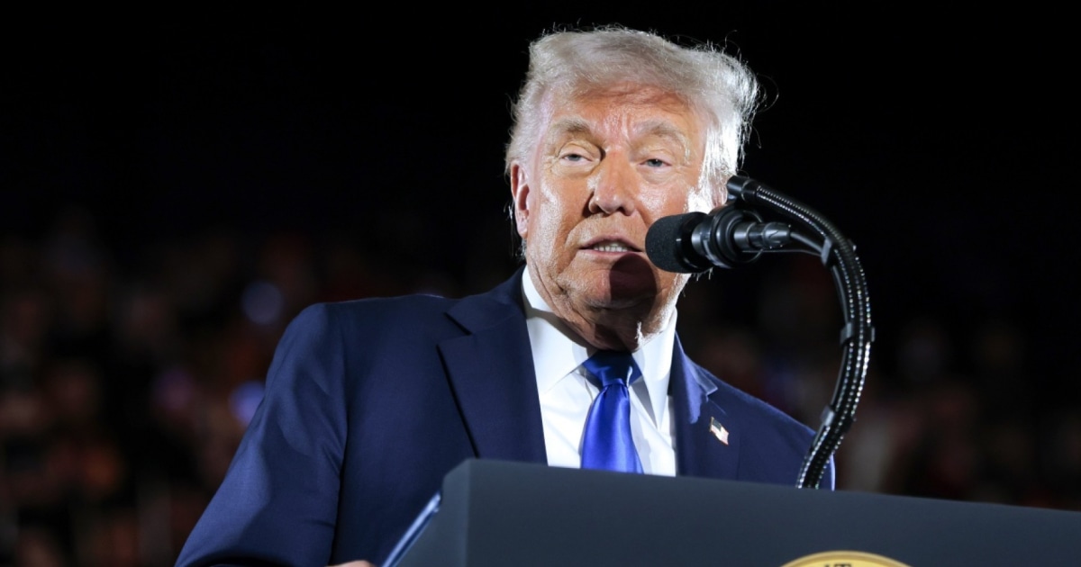 Trump talks tariffs, women’s sports in University of Alabama speech