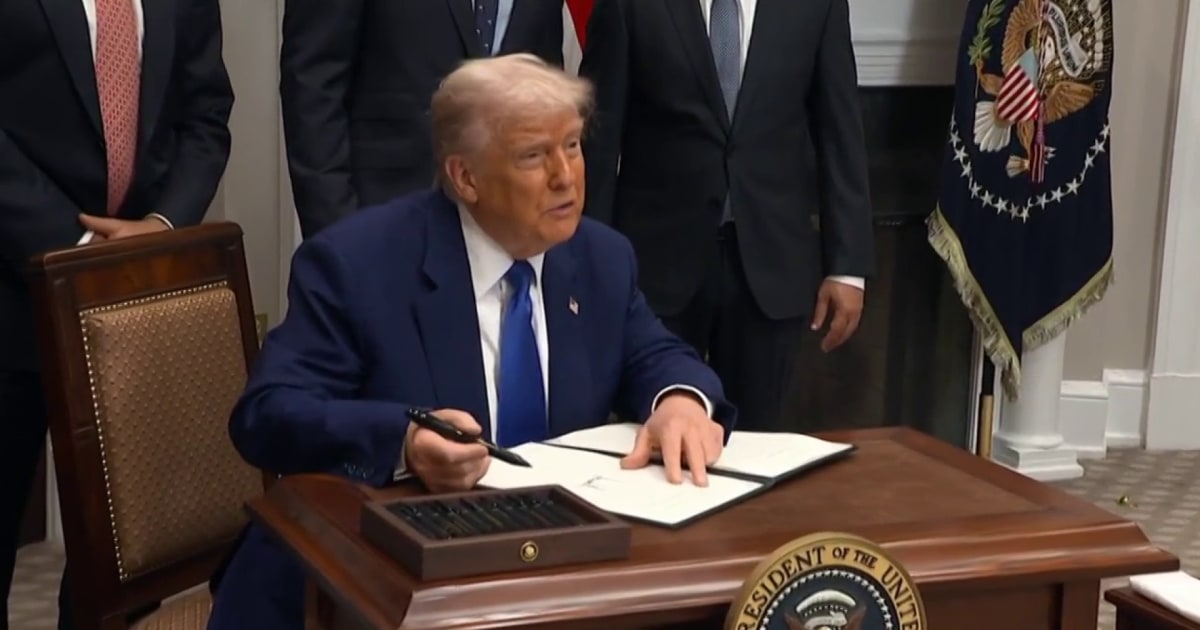 Trump signs order pushing companies to lower prescription drug prices