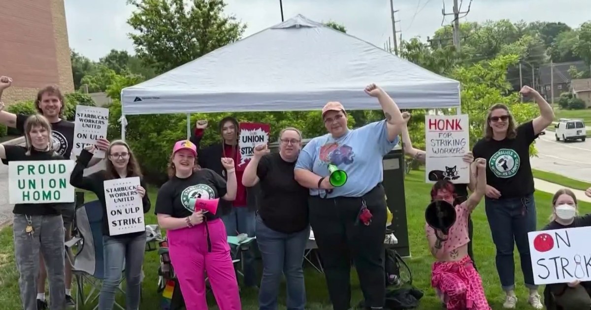 Starbucks workers on strike over newly implemented dress code