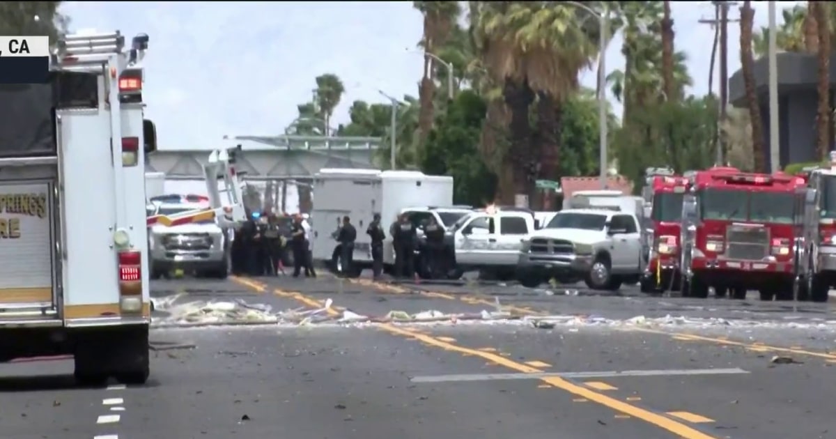 Explosión de automóviles mortales bajo investigación en Palm Springs