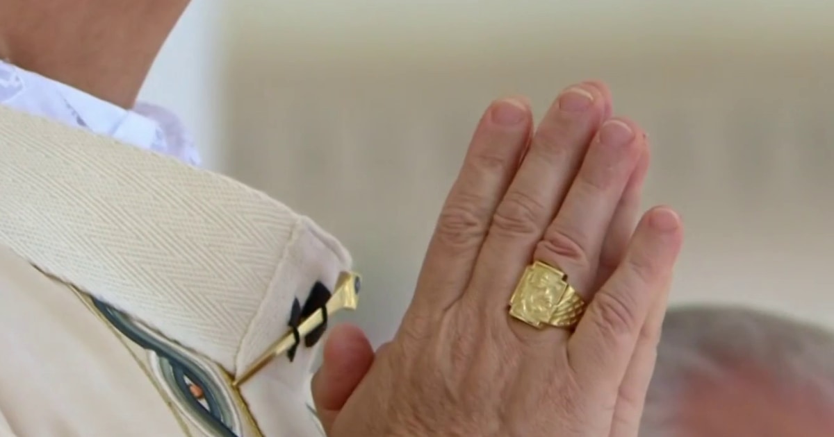 Watch: Pope Leo XIV bestowed with Fisherman's Ring