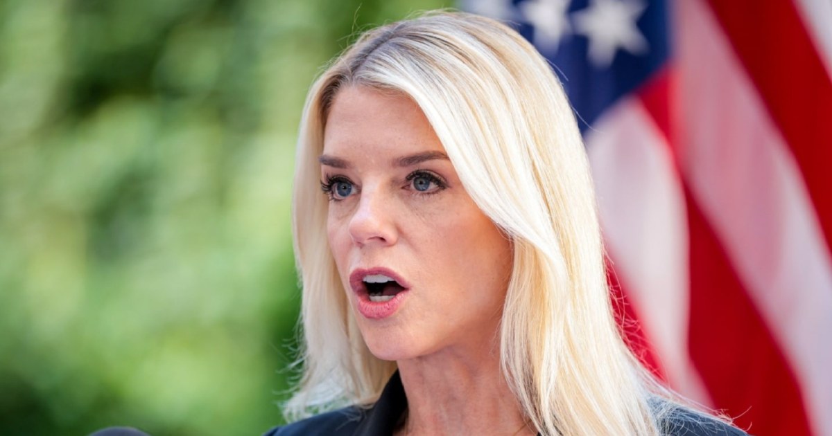 ‘Looney tunes’: Pam Bondi ordered DOJ to ban paper straws, ex-DOJ lawyer says