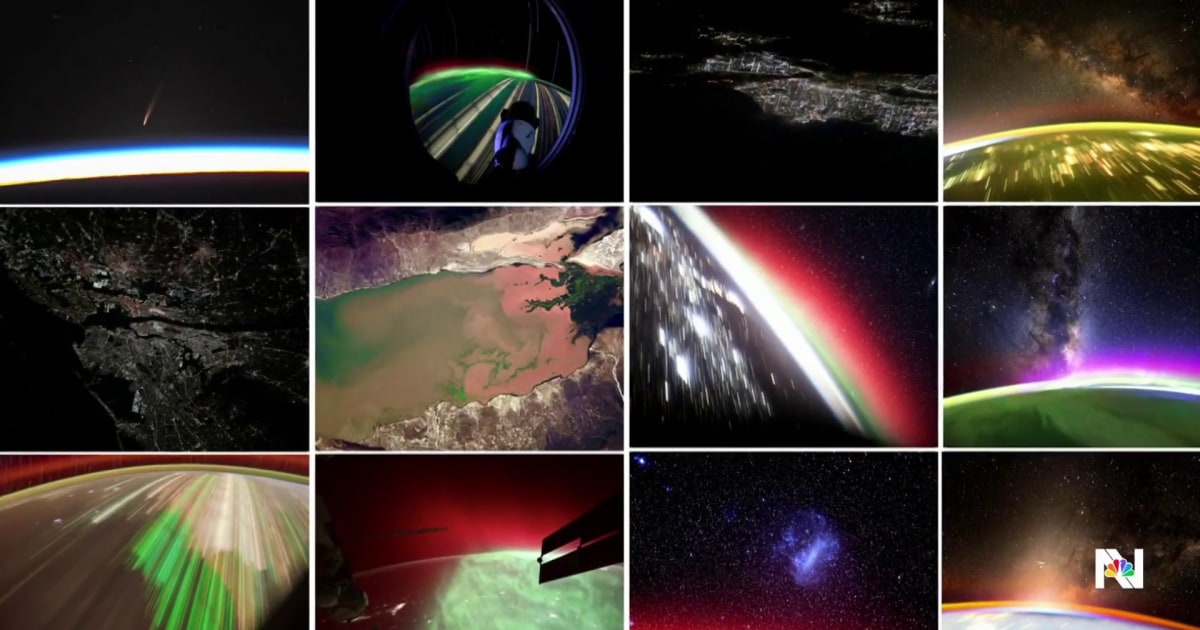 Astronaut shares stunning images from space