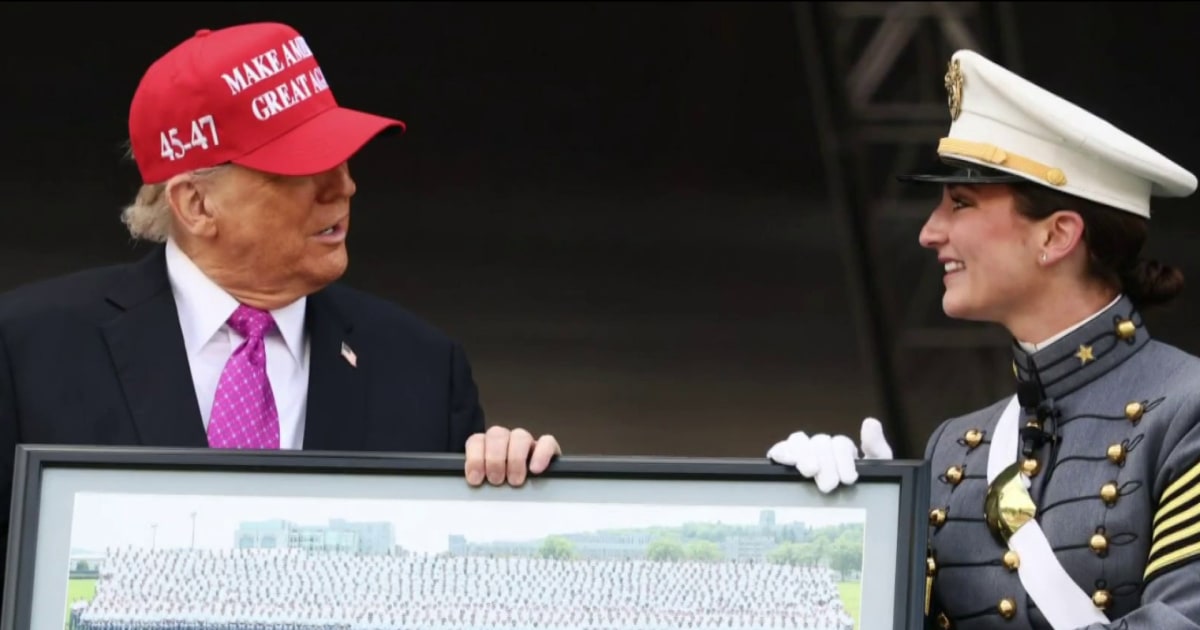 Drag shows, 'trophy wives,' and Al Capone: Trump's rambling West Point commencement left many confused