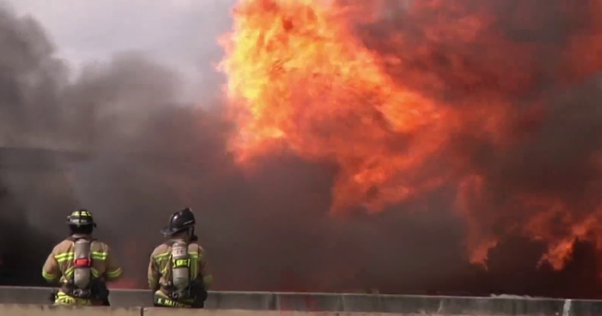 1 hospitalized after fuel tanker crash on Florida highway