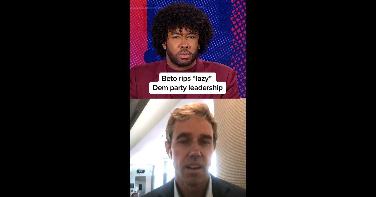 Beto rips “lazy” Dem party leadership