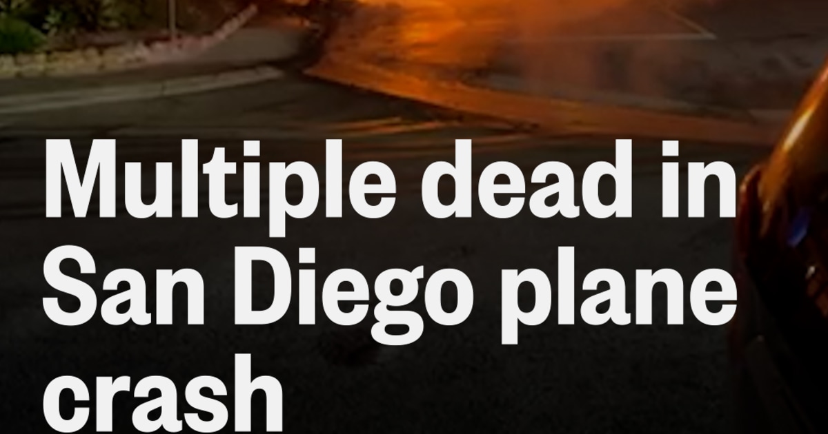 Three Dead Plane Crash Causes Evacuations San Diego