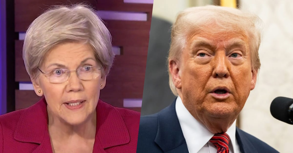 Sen. Elizabeth Warren: Trump is driving the economy into a ditch