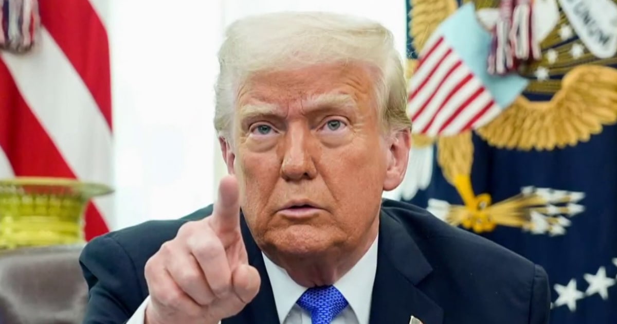 Trump digs in deeper, showing no sign of backing down on tariff despite consumer fears