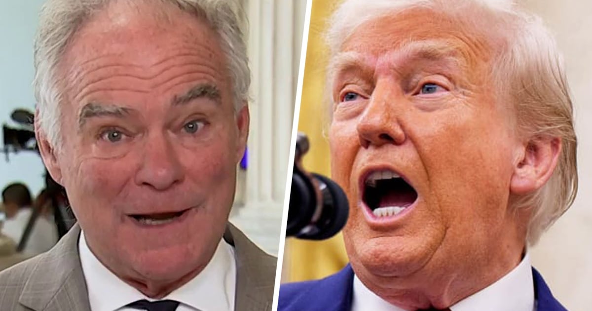 Sen. Tim Kaine slams Medicaid cuts in Trump's spending bill