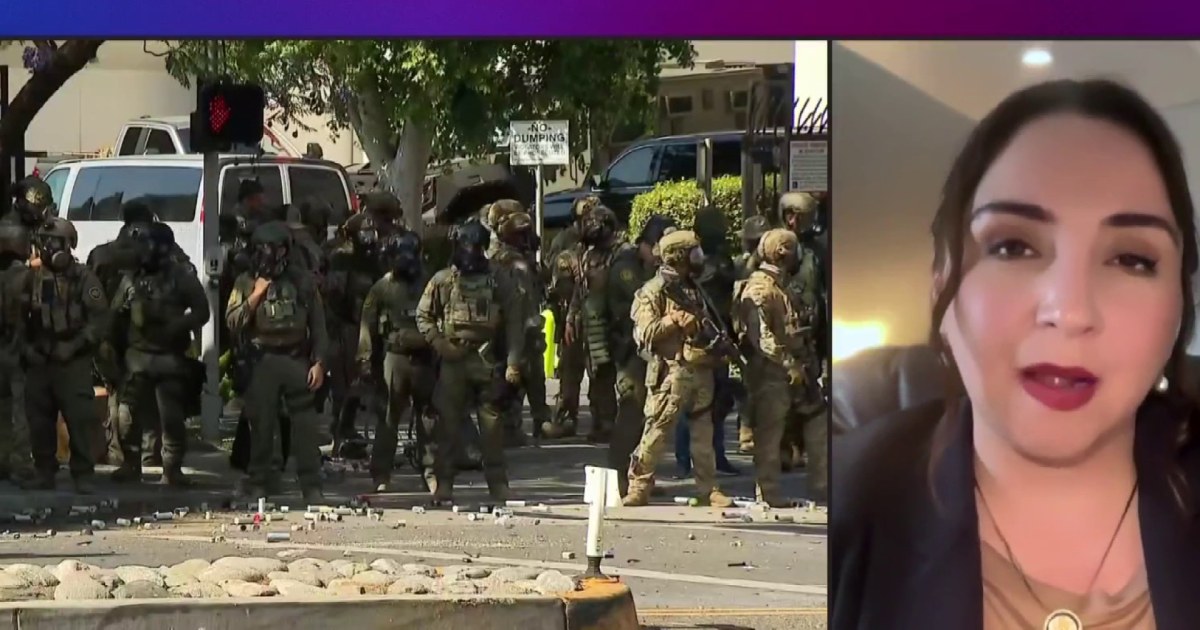 ‘They are terrorizing communities’: Rep slams Trump immigration crackdown amid L.A. clashes
