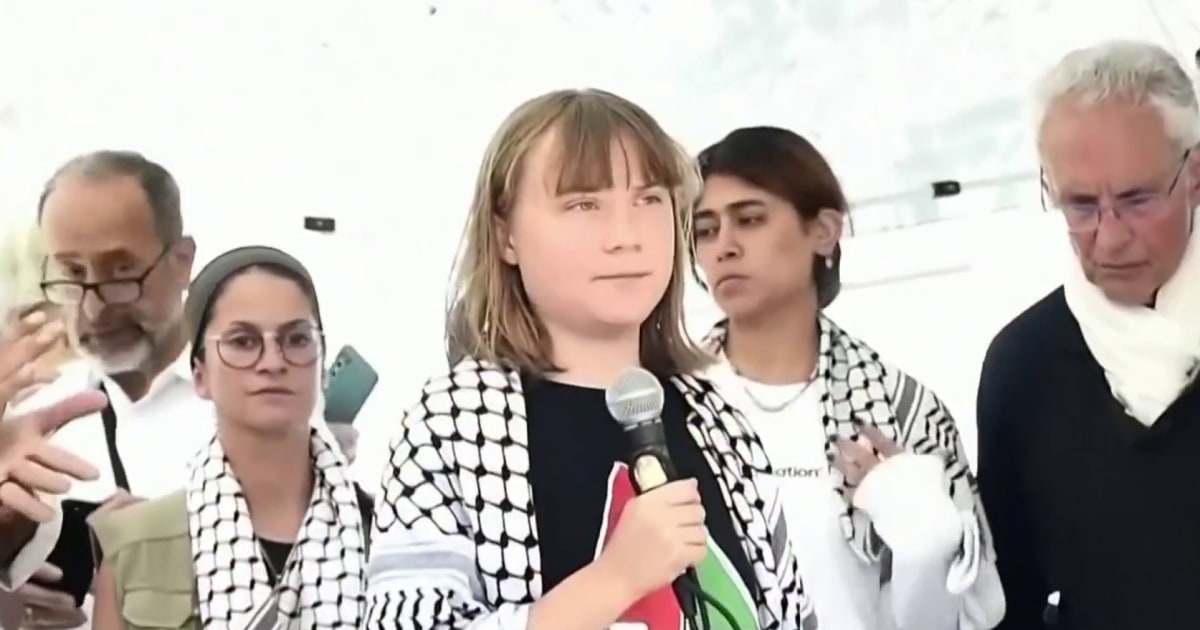 Israel threatens aid boat heading to Gaza carrying Greta Thunberg