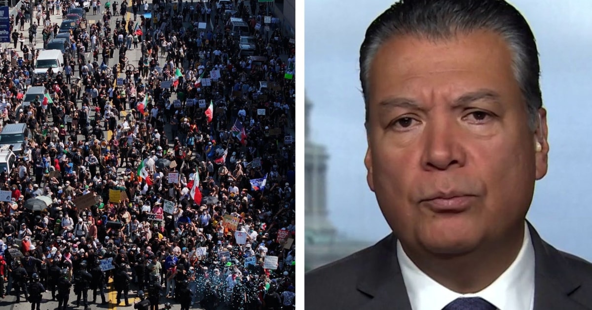 Protest peacefully but please keep protesting: Senator makes plea to Los Angeles