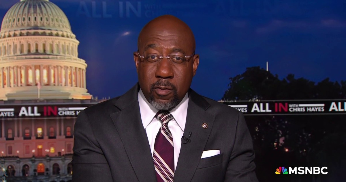 Warnock: Trump using military to convince us 'we are at war with one another'