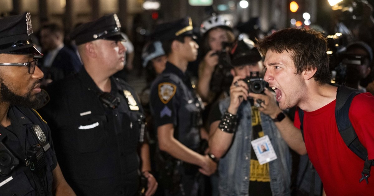 Everyone has the right to protest peacefully but 'we will not tolerate' chaos: NYPD commissioner