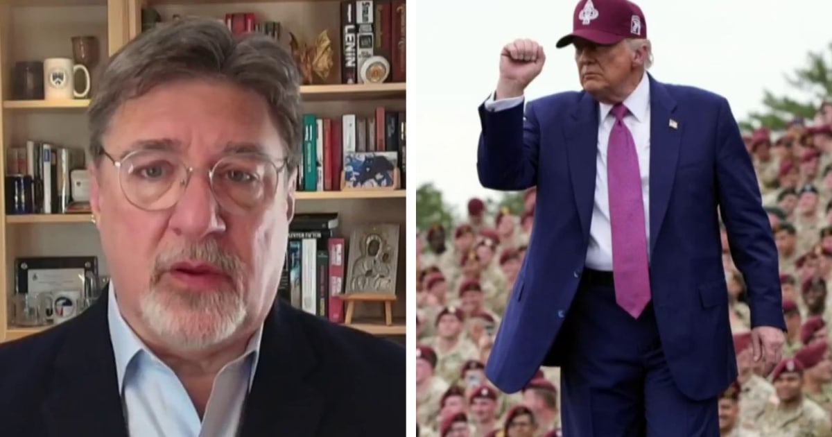 Violation of military regulations: Tom Nichols rebukes Trump’s speech at Fort Bragg