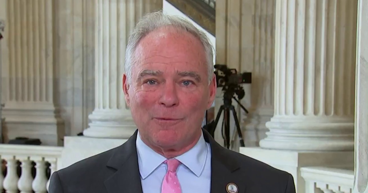 Sen. Tim Kaine: ‘People don’t join the military to face off against their fellow Americans’